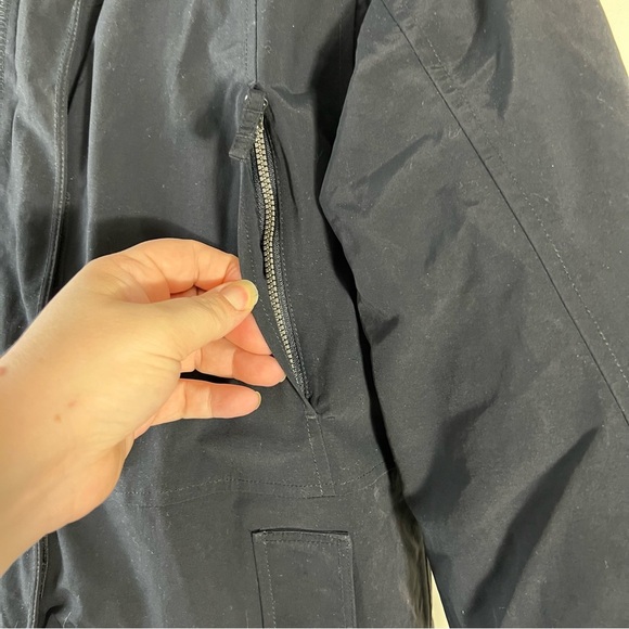 Lands' End Women’s Jacket Black Small Size 6-8 Squall Fleece Winter Parka Coat - Picture 7 of 11